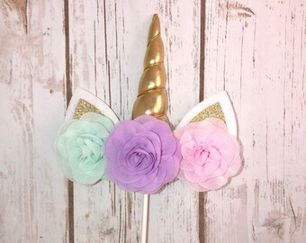 Unicorn Cake Topper, Birthday Cake, Unicorn Birthday Party, Unicorn Cake