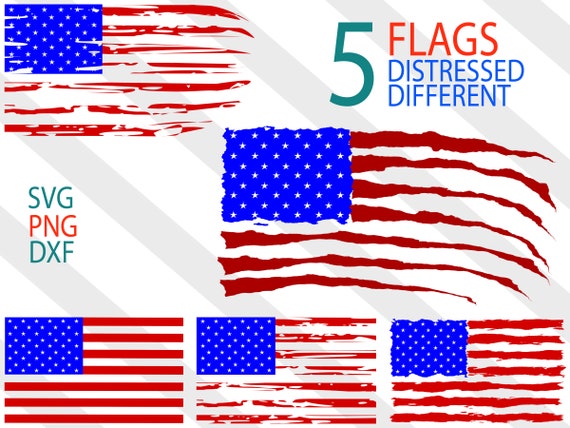 Download Distressed Flag svg tattered flag svg usa flag svg 4th of