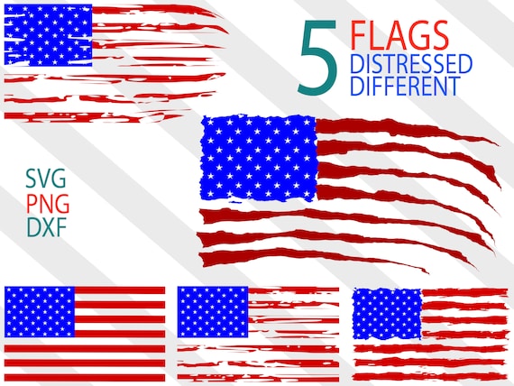 Download Distressed Flag svg tattered flag svg usa flag svg 4th of