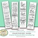 Luke 10-13 Color Your Own Bookmarks Bible Journaling Illustrated Faith INSTANT DOWNLOAD Scripture Digital Printable Christian Religious