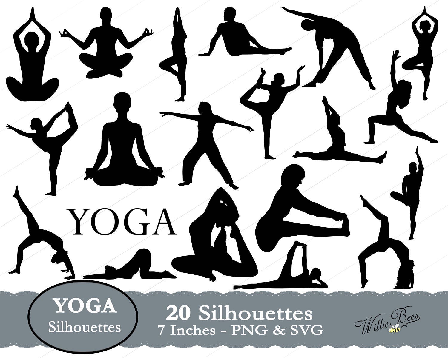 Download Yoga SVG Yoga Silhouette Clip Art Relax Yoga Stretches