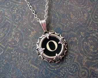 Typewriter Key Jewelry - Typewriter Charm - Letter O