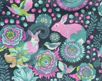 Fox Field Foxtrot dusk Tula Pink fabric FQ or more OOP HTF