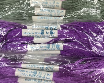 Empress Silks Embroidery Thread 8 Colors