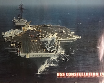 USS Constellation CV64 24x36 Aircraft Carrier Poster