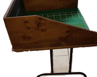 Craps table with legs