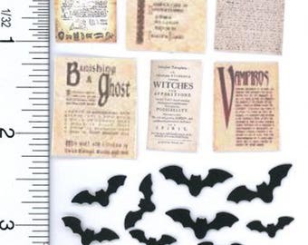Dollhouse Miniature Halloween Decoration Set