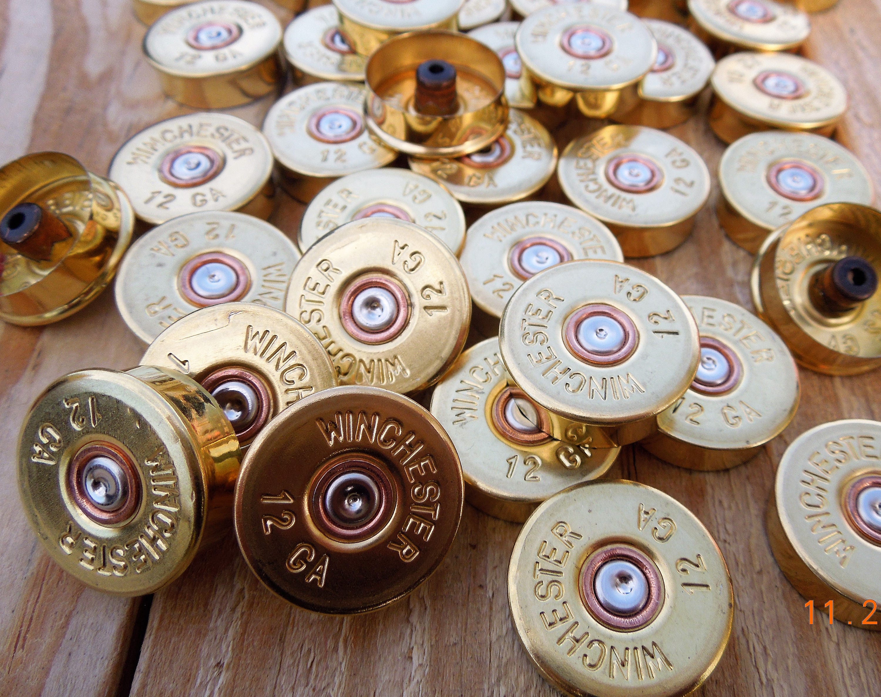 Winchester 12 gauge shotgun shell head stamps/end caps/ headstamps