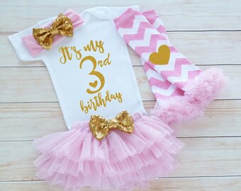 3rd Birthday Girl Outfit, Third Birthday Outfit Girl, 3rd Birthday Outfit, Birthday Gift, Third Birthday Girl Shirt, 3rd Birthday Bodysuit