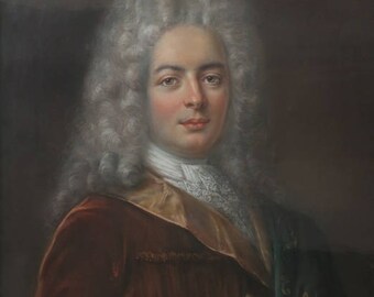 Eighteenth-century French school. Cake. Portrait of a Aristocrat
