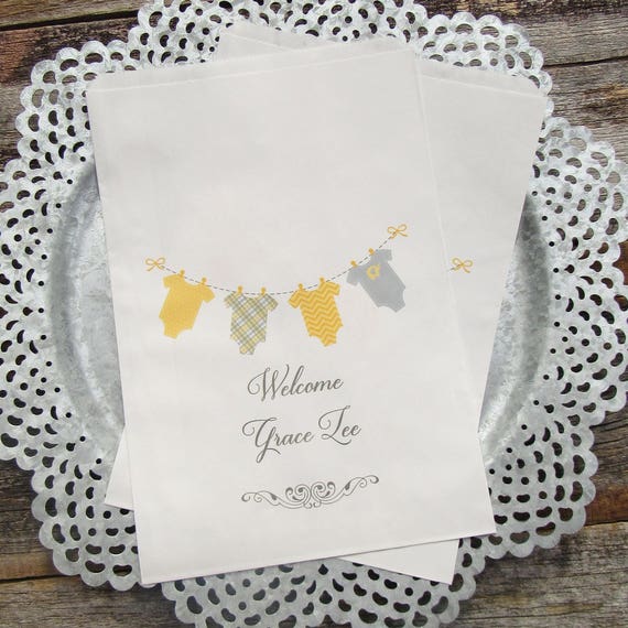 Baby Shower Candy Bags Baby Shower Favor Bag Paper Bags
