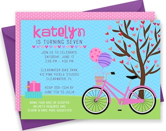 Bike Invitations, Bike Birthday Invite, Bike Invite, Bicycle Invitation, Bicycle Invitations,Bicycle Invite,Bike Invitation,Bike Party | 412