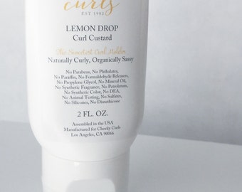 Curl Custard 2 oz. - Curl Gel, Styling Product, Gel, Natural Product, Organic Ingredients, Curly, Hair Product, Hair Gel, Curls
