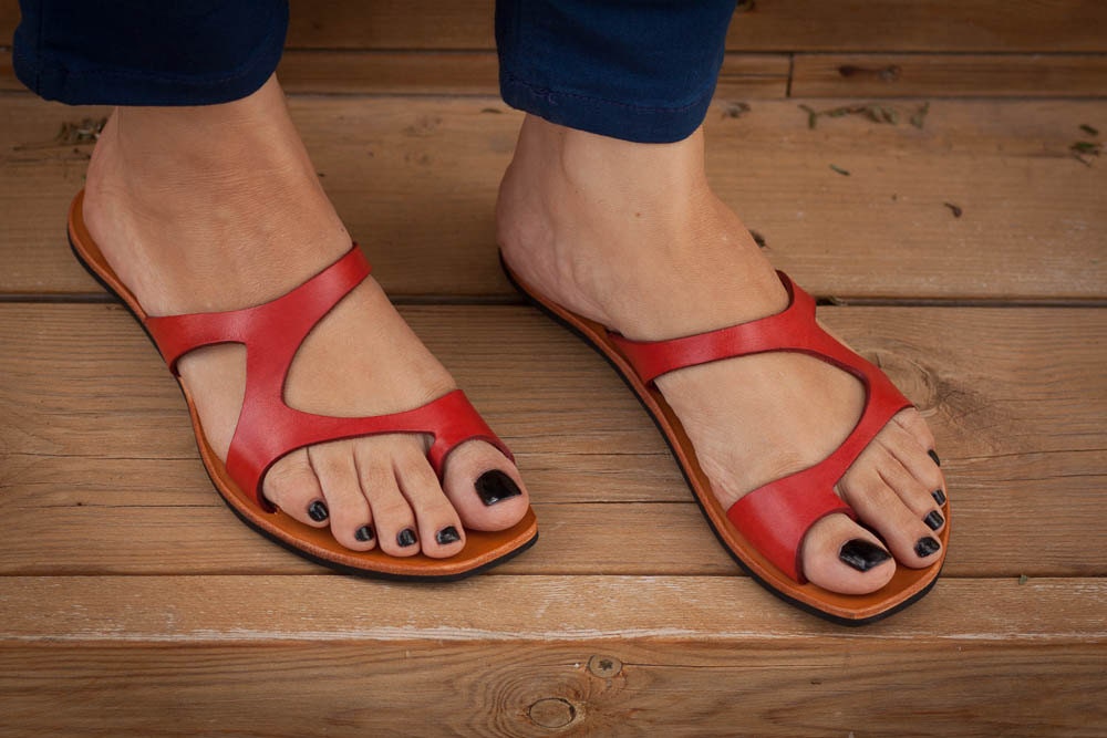 red diamond sandals