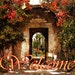 Tuscan Garden Welcome Sign Art Tile Wall Hanging