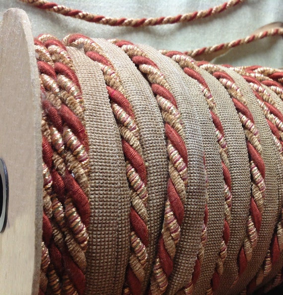 Rope Cord Trim with Lip Cord with Lip Multi Toned Pillow