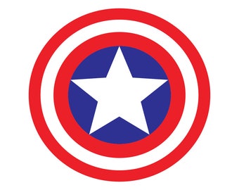 Captain America Superhero SVG DXF eps png Logo Vector Cut File Silhouette Cameo Cricut Design Template Stencil Tshirt Party Vinyl Decal