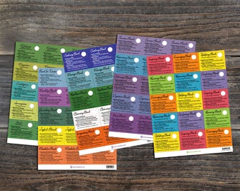 Essential Oil Sample Cards