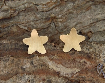 Earrings gold 750 /-, Daisy