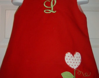 Valentines Dress Size 6mo to 5T
