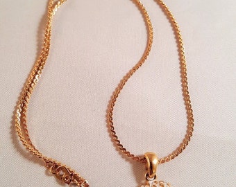 Monet Acorn Pendant Necklace