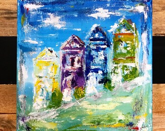 Painted Ladies, Acrylic on canvas