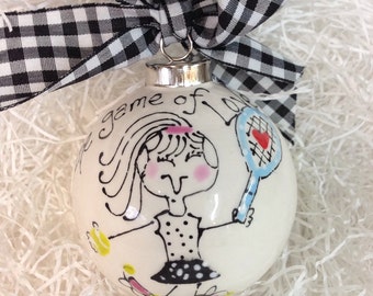 Tennis ornament