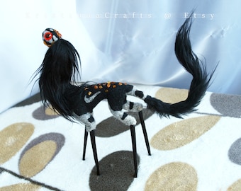 Black Amberback Poseable Art Doll