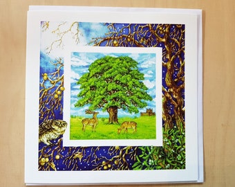 The Mighty Oak, Greetings Card