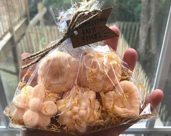 All-Natural Energizing Mini Bath Bombs (5-Pack)
