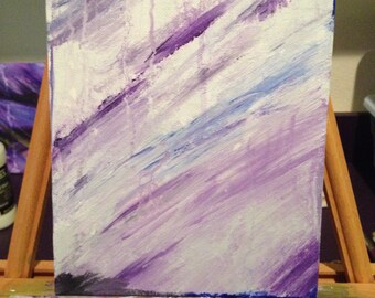 small original abstract painting - acrylic on canvas board
