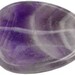 Chevron Amethyst Worry Stone, Pocket Stone, Third Eye Chakra, Metaphysical Crafts