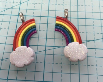 Rainbow charms (Sliver bevels)