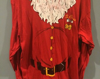 Vintage Santa Claus long sleeve shirt