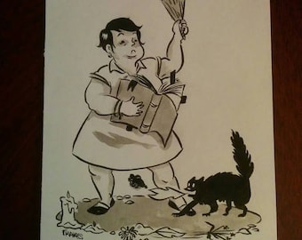 5.5x8.5 Inktober 2016 drawing
