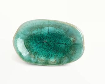 Ocean Crater Oval Blue Knob