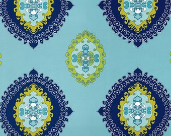 SCHUMACHER TRINA TURK Paradise Medallions Indoor / Outdoor Fabric 10 yards Pool