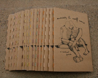 anxiety & self care zine