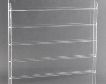 Nail Polish Organizer Hanging Wall Shelves Clear Acrylic Fits Up To 108 Bottles by GlamoureBox