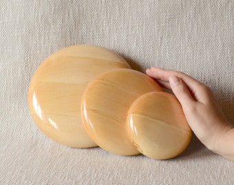 Set of 3 Hat Blocks - 17 cm - 13cm - 10cm diameter - millinery hat blocks - Gift Idea for Creative Person