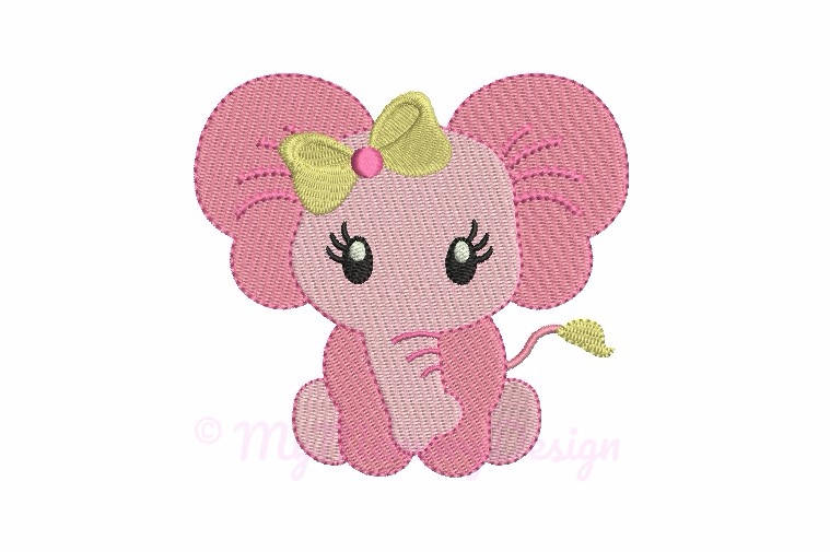 Elephant Machine Embroidery Design - Baby Embroidery Set - INSTANT ...