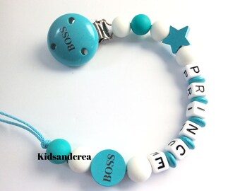 Silicone Pacifier Clip Binky Clip Dummy Teether Clip Soother Clip Universal Clip Toy Clip Newborn Baby Girl Boy Chew Beads