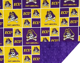 East Carolina Pirates Baby/Toddler Minky Blanket