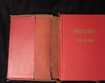 Vintage 1944 Eight Edition "Handicraft" by Lester Griswold Self Published