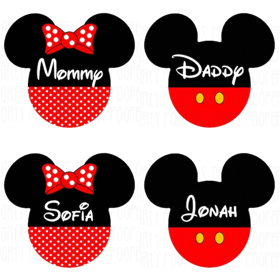 Download Personalized Disney Family Shirts Iron On Transfers Mickey