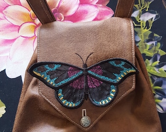 Embroidered Renaissance 3D Butterfly Hip Pouch