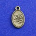 10 pcs -Antique Bronze 'I Love You" Tag, Tiny Love Charm, Antique Brass Oval Tag, 18mm( 3/4") x 10mm( 3/8"), AG-B61904