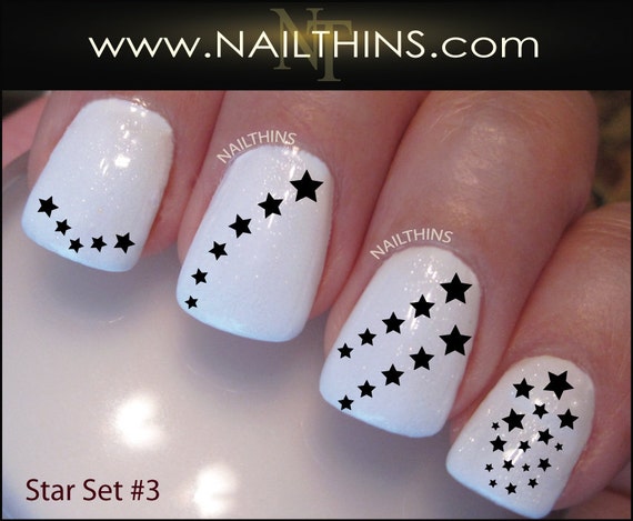 Star Nail Decal Set #3 Stars Nail Art Designs NAILTHINS From Star Nail Decal Set #3 Stars Nail Art Designs NAILTHINS from NAILTHINS on Etsy Studio - Star Nail Decal Set #3 Stars Nail Art Designs NAILTHINS From