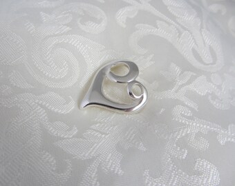 Carolyn Pollack Relios Sterling Silver Southwestern Style Open Heart Pendant