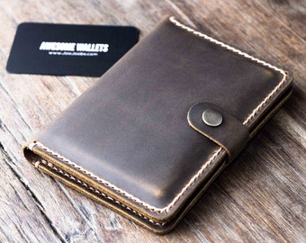 Passport Wallet, Leather Passport Wallet, travel wallet, passport case, leather passport holder, document wallet - Listing #021S